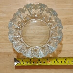 Vintage Crystal Ashtray Or Serving Piece